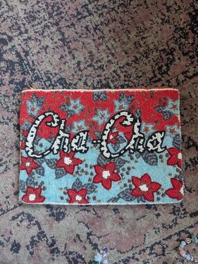 beaded clutch